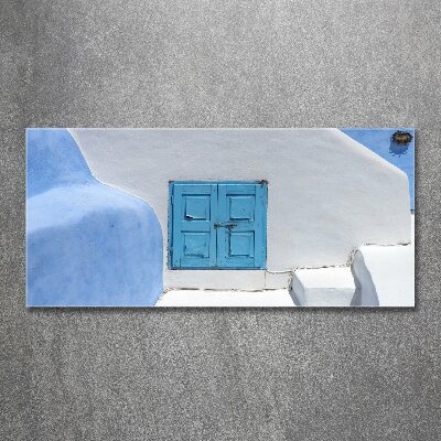 Foto en metacrilato horizontal Santorini Grecia