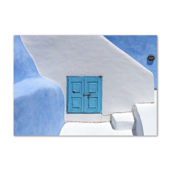 Foto en metacrilato horizontal Santorini Grecia