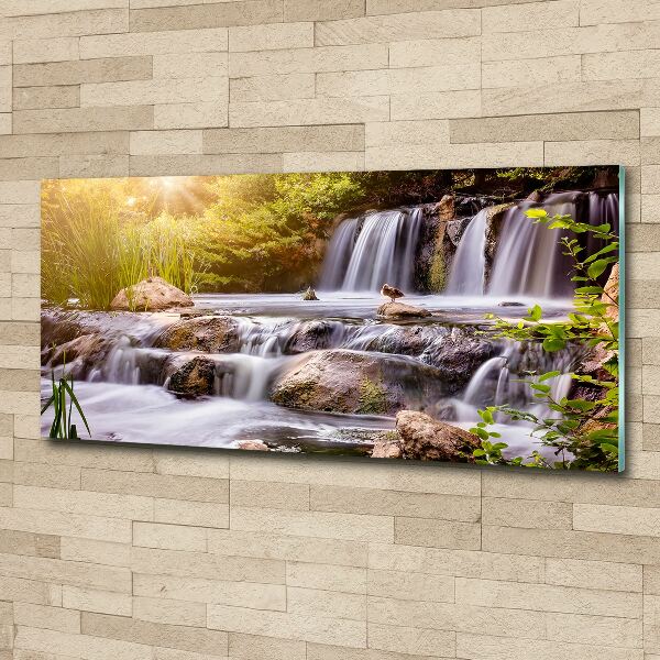 Cuadro acrílico horizontal Cascada
