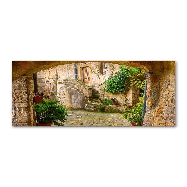 Pintura en acrílico horizontal calles italianas