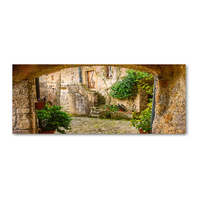 Pintura en acrílico horizontal calles italianas