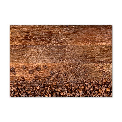 Cuadro acrílico horizontal Granos de café