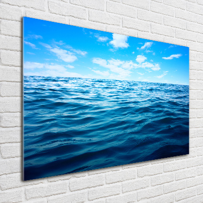 Pintura en acrílico horizontal Agua de mar