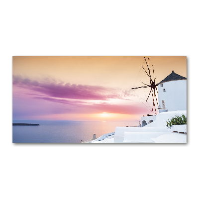 Foto en metacrilato horizontal Santorini Grecia