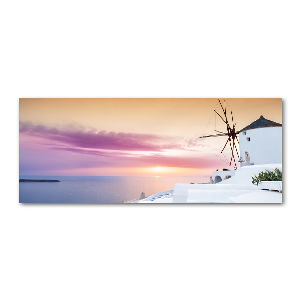 Foto en metacrilato horizontal Santorini Grecia