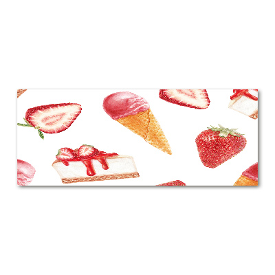 Cuadro acrílico horizontal Postre