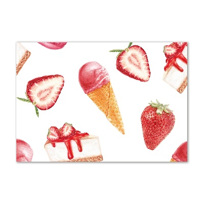 Cuadro acrílico horizontal Postre