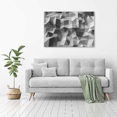 Cuadro acrílico horizontal Triángulos abstractos