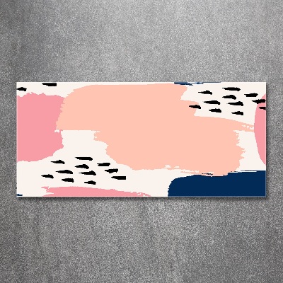 Pintura en acrílico horizontal Fondo abstracto