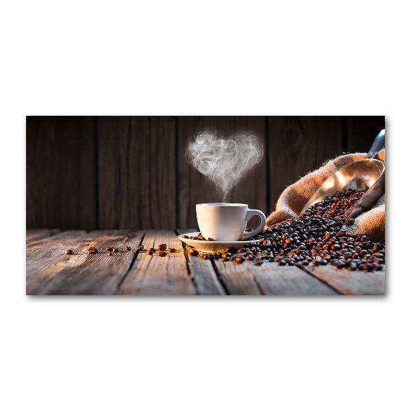Foto en metacrilato horizontal Una taza de café