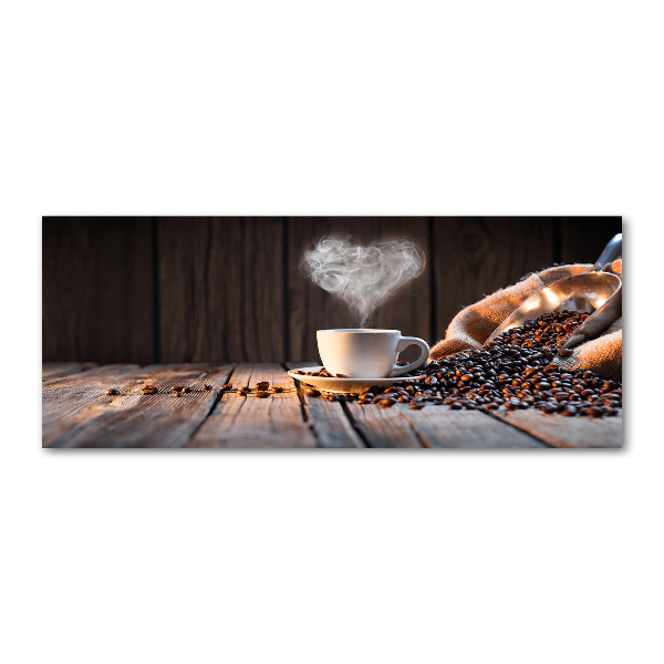 Foto en metacrilato horizontal Una taza de café