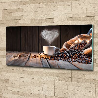 Foto en metacrilato horizontal Una taza de café