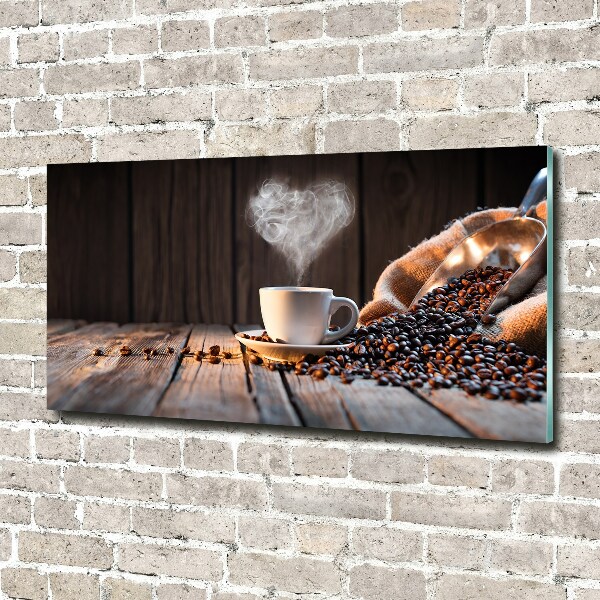 Foto en metacrilato horizontal Una taza de café