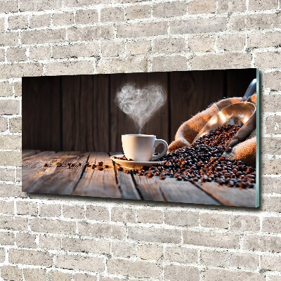 Foto en metacrilato horizontal Una taza de café
