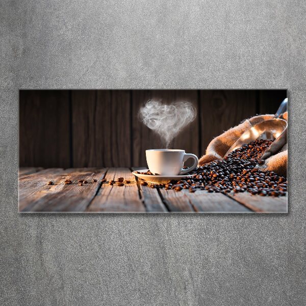 Foto en metacrilato horizontal Una taza de café
