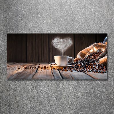 Foto en metacrilato horizontal Una taza de café