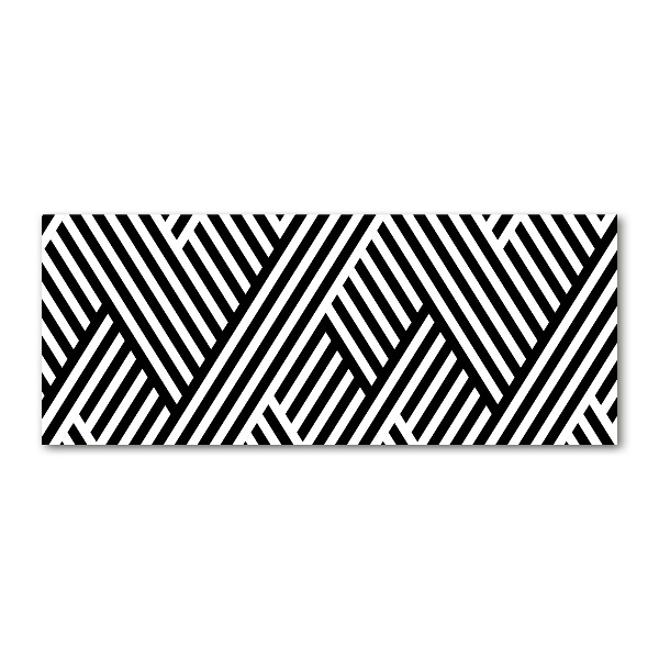 Pintura en acrílico horizontal Fondo geométrico