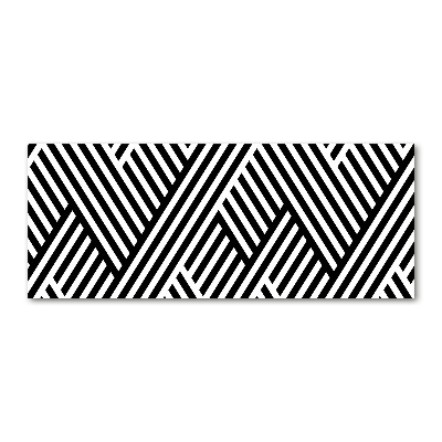 Pintura en acrílico horizontal Fondo geométrico