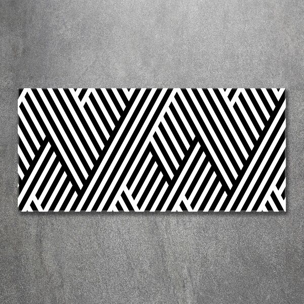 Pintura en acrílico horizontal Fondo geométrico