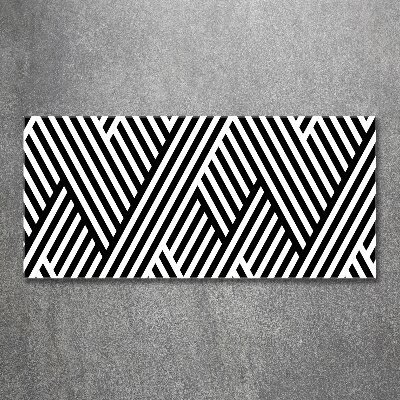 Pintura en acrílico horizontal Fondo geométrico