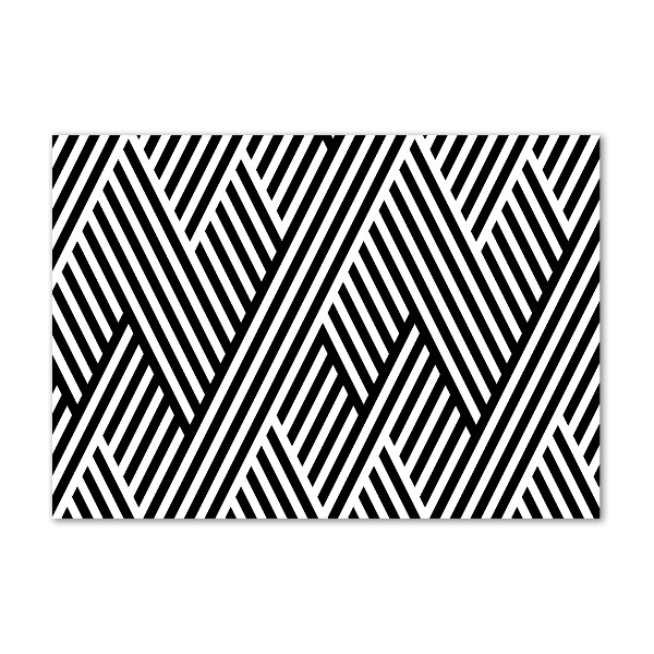 Pintura en acrílico horizontal Fondo geométrico