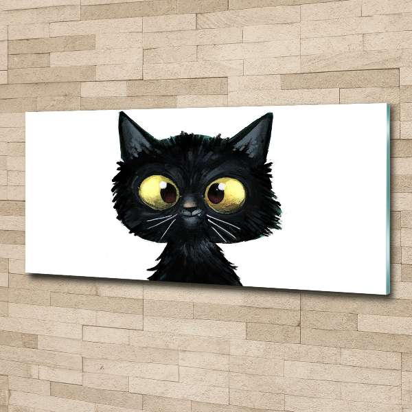 Cuadro acrílico horizontal Ilustración de gato