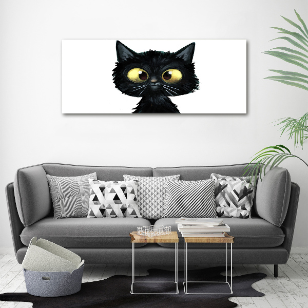 Cuadro acrílico horizontal Ilustración de gato