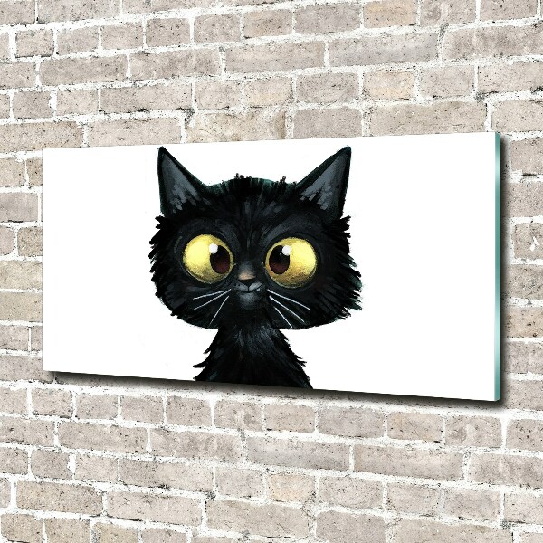 Cuadro acrílico horizontal Ilustración de gato