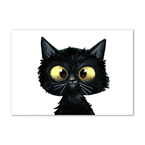 Cuadro acrílico horizontal Ilustración de gato
