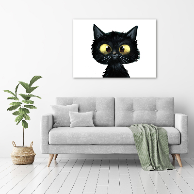 Cuadro acrílico horizontal Ilustración de gato