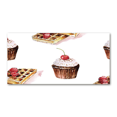 Pintura en acrílico horizontal Postre