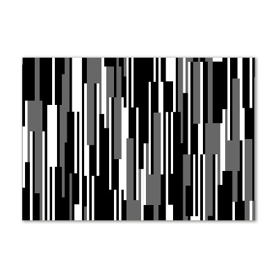 Cuadro metacrilato horizontal Líneas blancas y negras