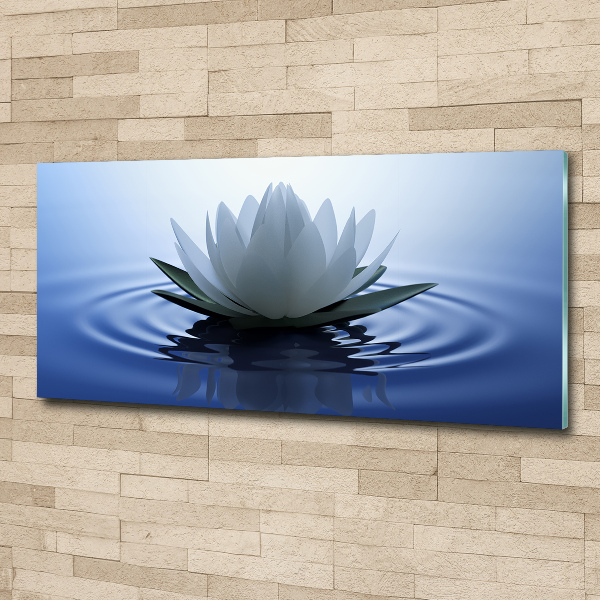 Pintura en acrílico horizontal Nenúfar