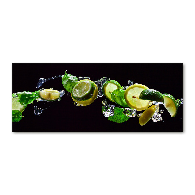 Cuadro metacrilato horizontal Lima y limón