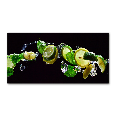 Cuadro metacrilato horizontal Lima y limón