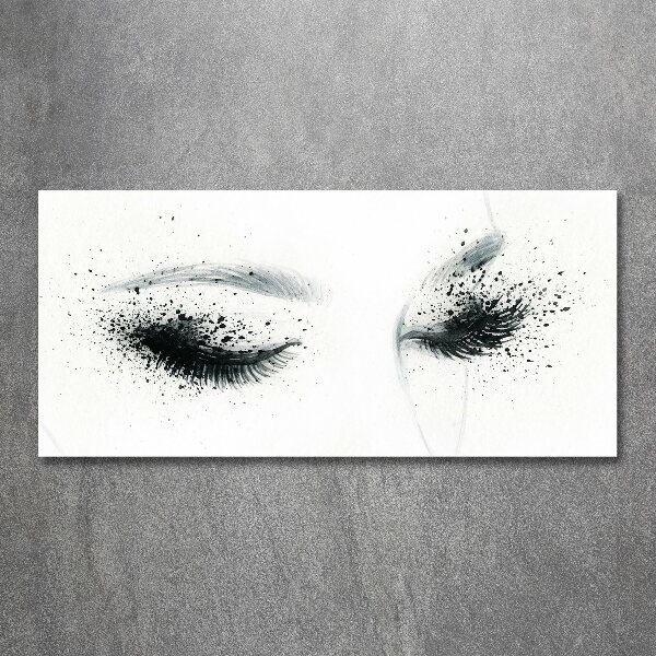 Foto obraz szkło akryl Makijaż