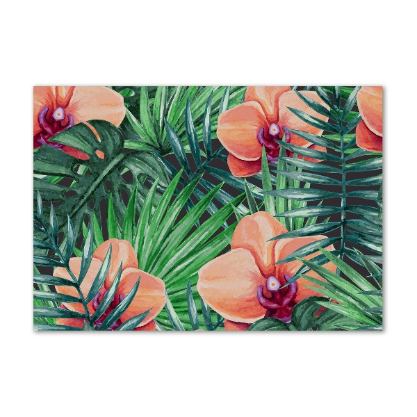 Cuadro acrílico horizontal Orquídea