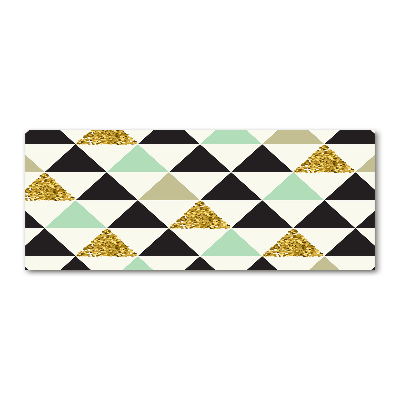 Cuadro acrílico horizontal Triángulos de colores