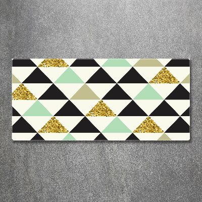 Cuadro acrílico horizontal Triángulos de colores