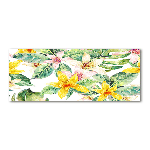 Cuadro acrílico horizontal Orquídea