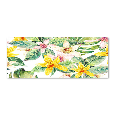 Cuadro acrílico horizontal Orquídea