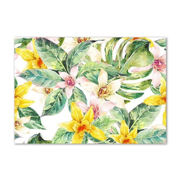 Cuadro acrílico horizontal Orquídea