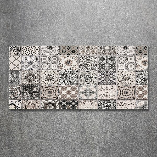 Pintura en acrílico horizontal Azulejos de cerámica