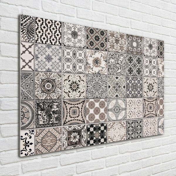 Pintura en acrílico horizontal Azulejos de cerámica