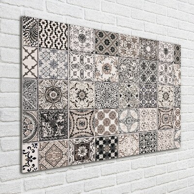 Pintura en acrílico horizontal Azulejos de cerámica