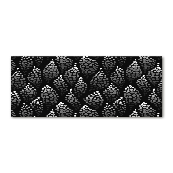 Cuadro metacrilato horizontal Puntos blancos y negros