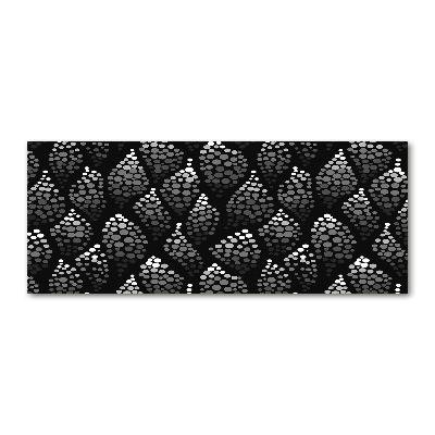 Cuadro metacrilato horizontal Puntos blancos y negros