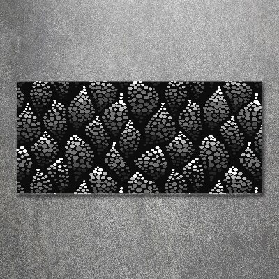 Cuadro metacrilato horizontal Puntos blancos y negros