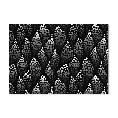 Cuadro metacrilato horizontal Puntos blancos y negros