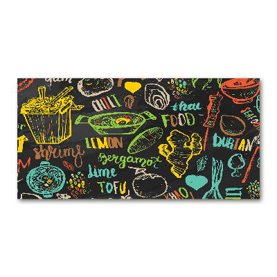 Cuadro metacrilato horizontal comida tailandesa